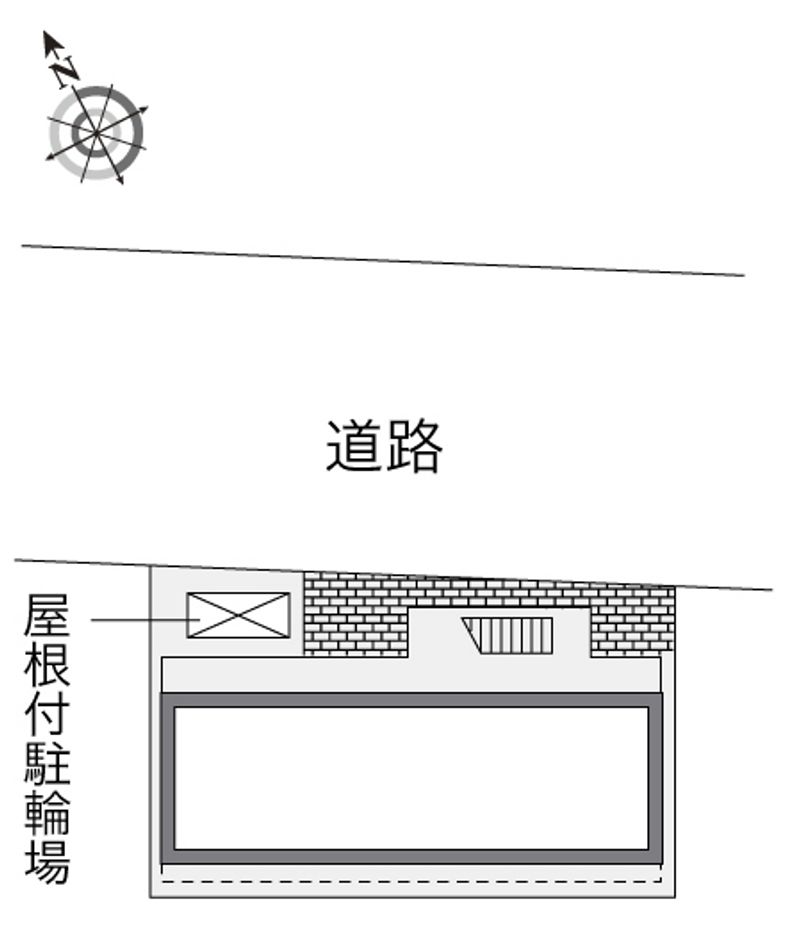 レオパレス桐生駅南 配置図