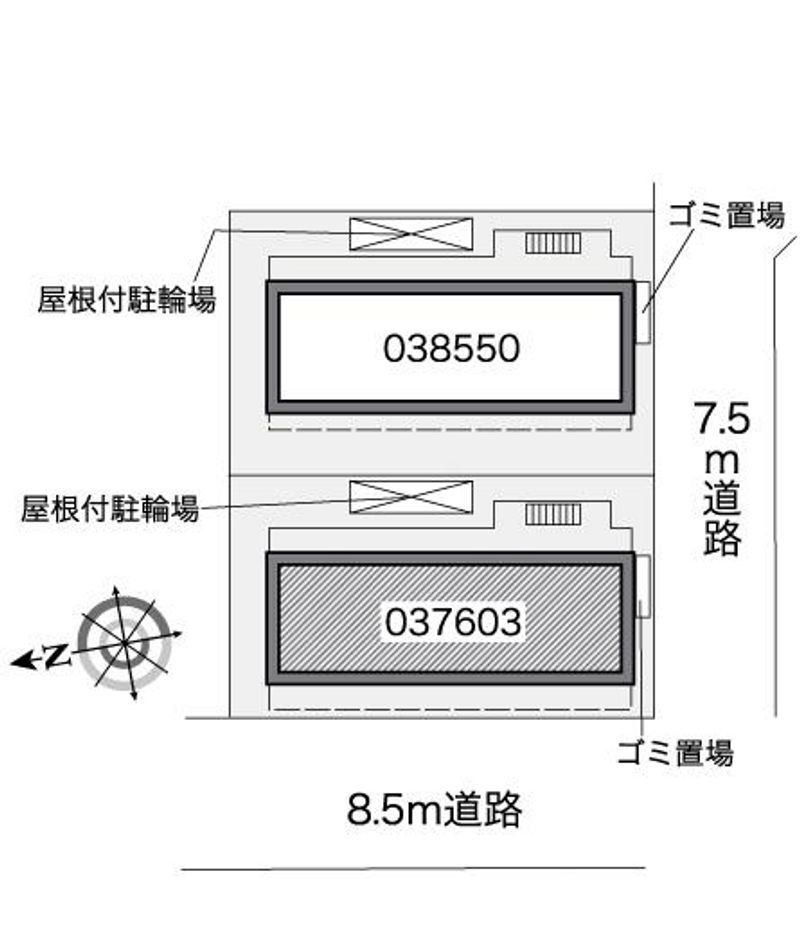 レオパレスプレミール中浦和Ⅰ 配置図