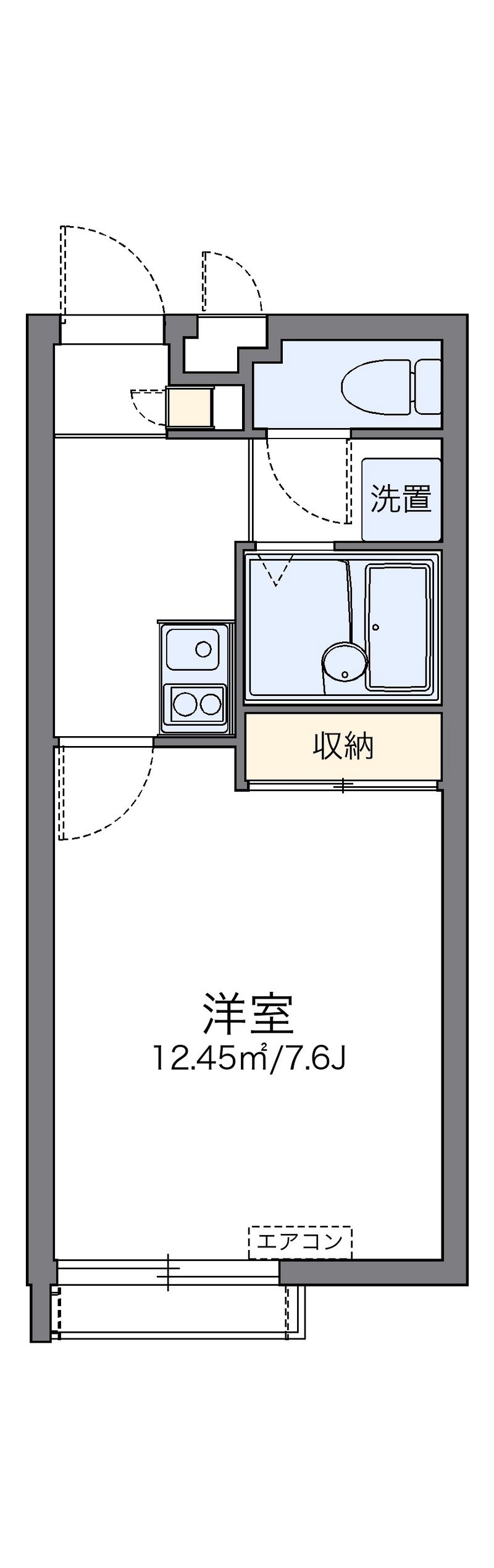 レオパレス浜柳 間取り