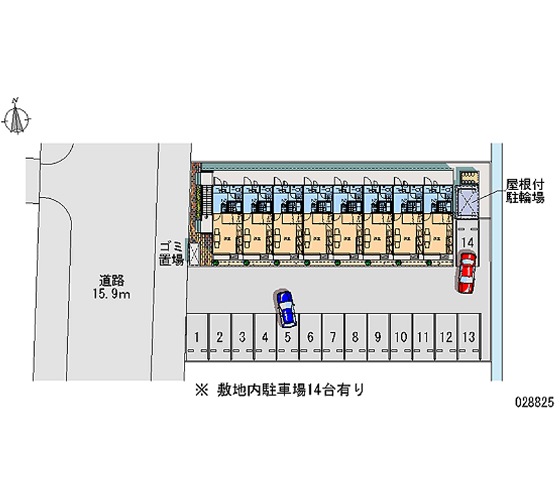 28825月租停車場