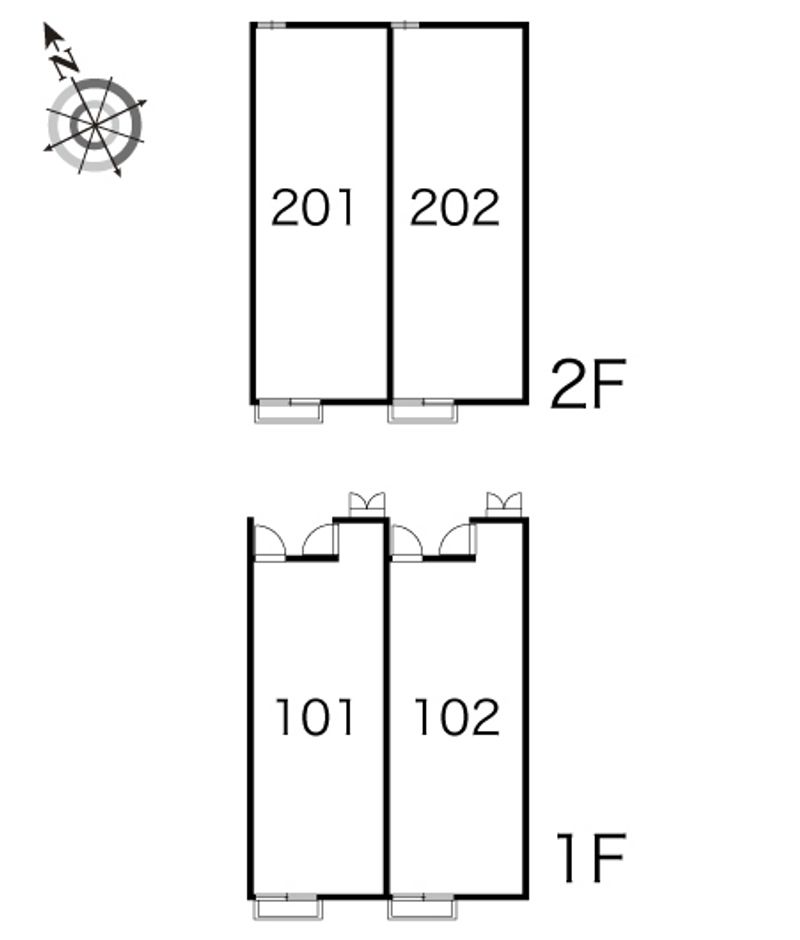 レオパレスプレミール 間取り配置図