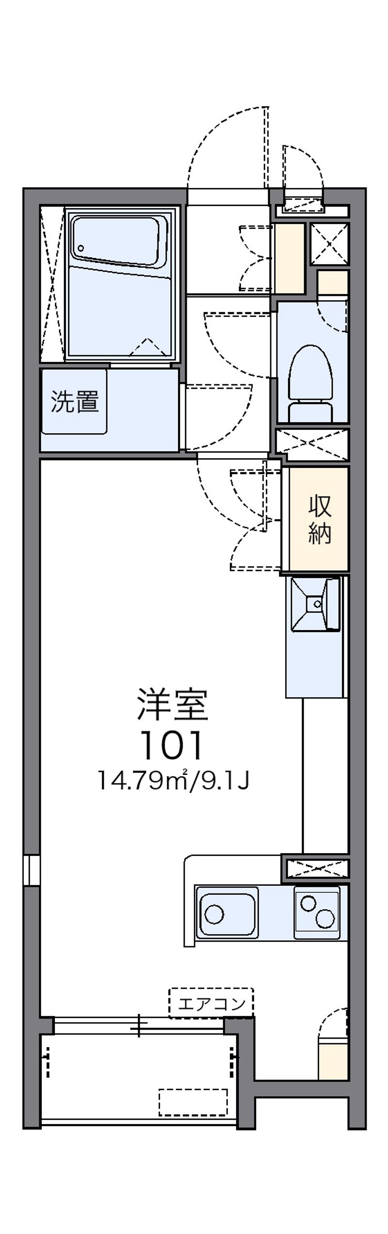 レオネクストフレーシア 間取図