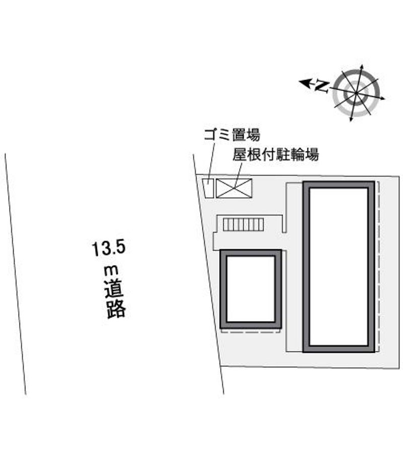 レオパレスブランシュヴァルⅢ 配置図