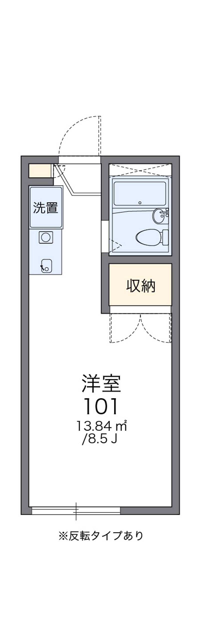 レオパレス大秋 間取図