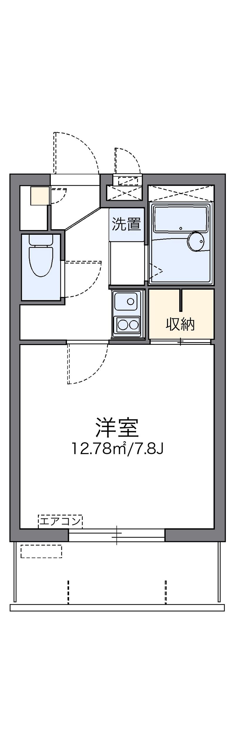 レオパレス新 間取図