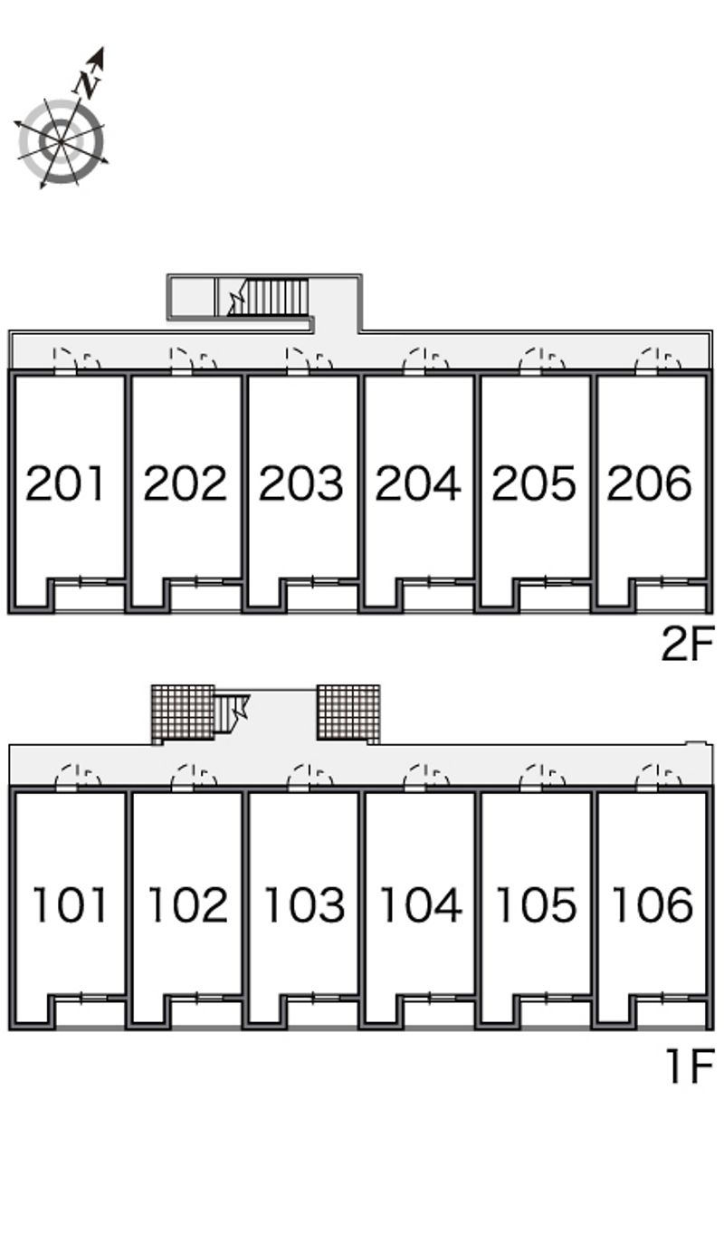 レオネクストツインクルしだみＡ 間取り配置図