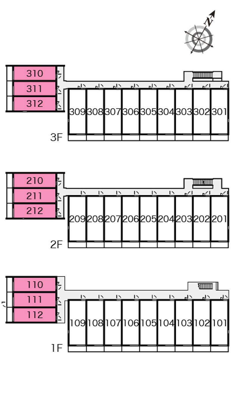 クレイノマーレ蕨Ⅱ 間取り配置図