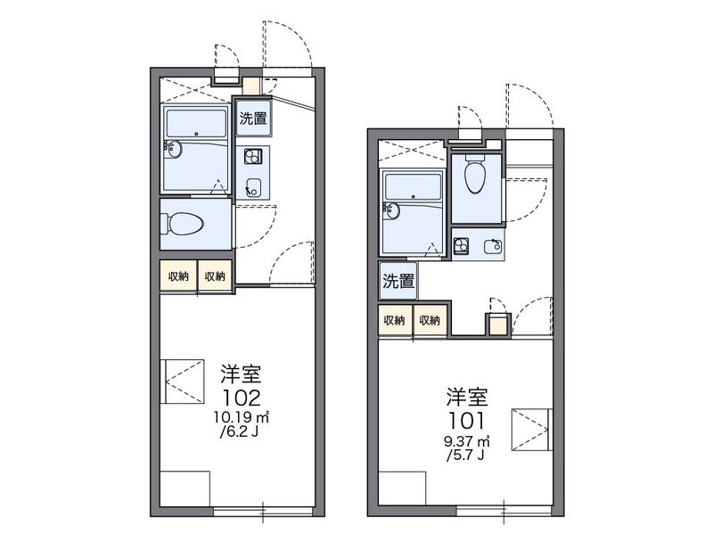 レオパレスソフィー 間取図