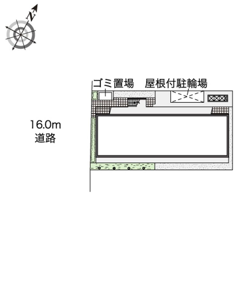 レオパレスプレジデントハイツ 配置図
