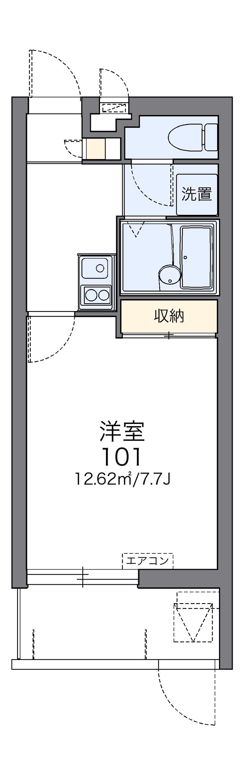 レオネクスト小禄駅前 間取図