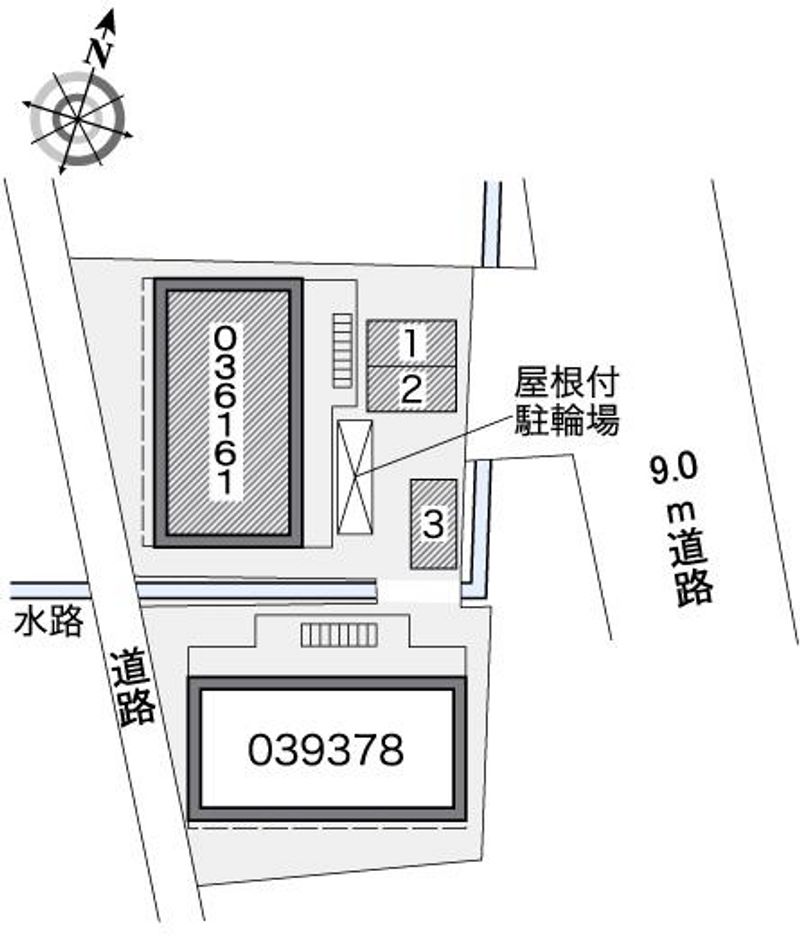 レオパレスブルーライト 配置図