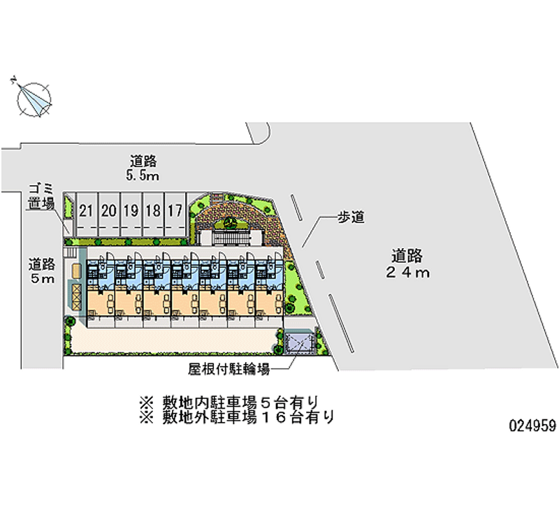 24959 Monthly parking lot