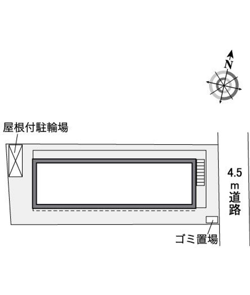 レオパレスセジュール　カーサ 配置図