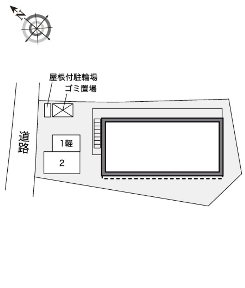 レオパレス白岳２２６ 配置図