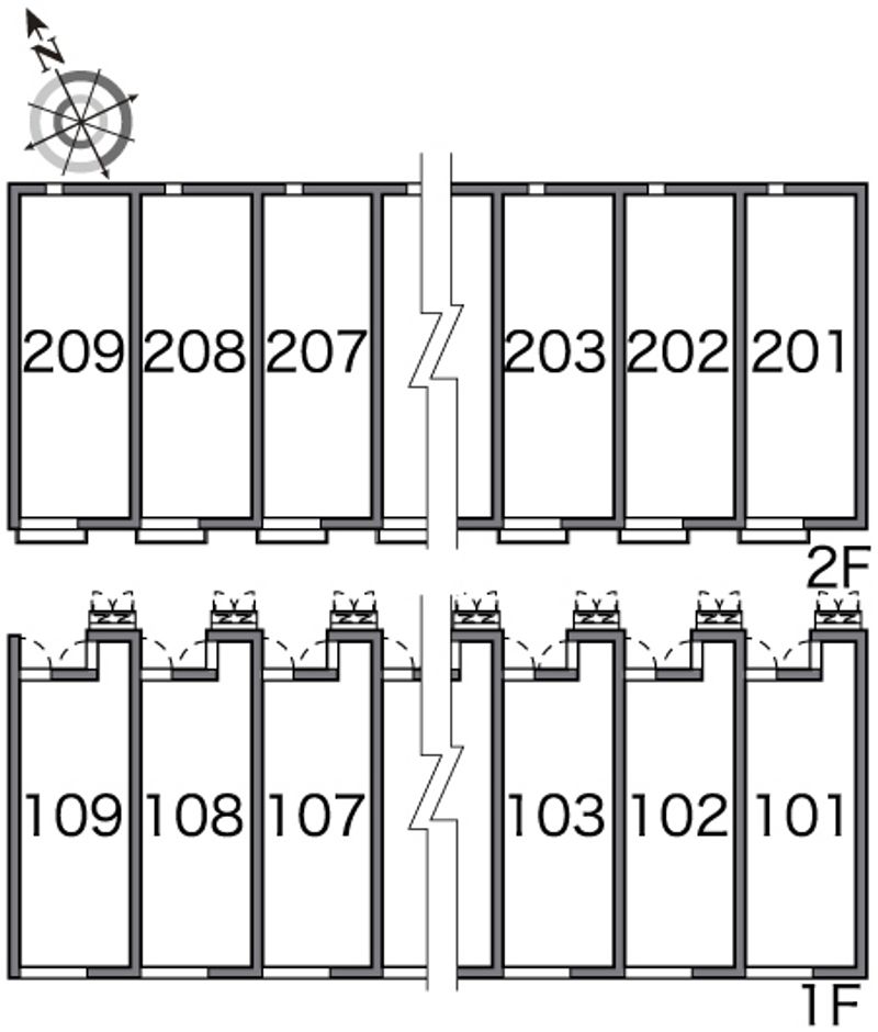 レオネクスト大俊美 間取配置図
