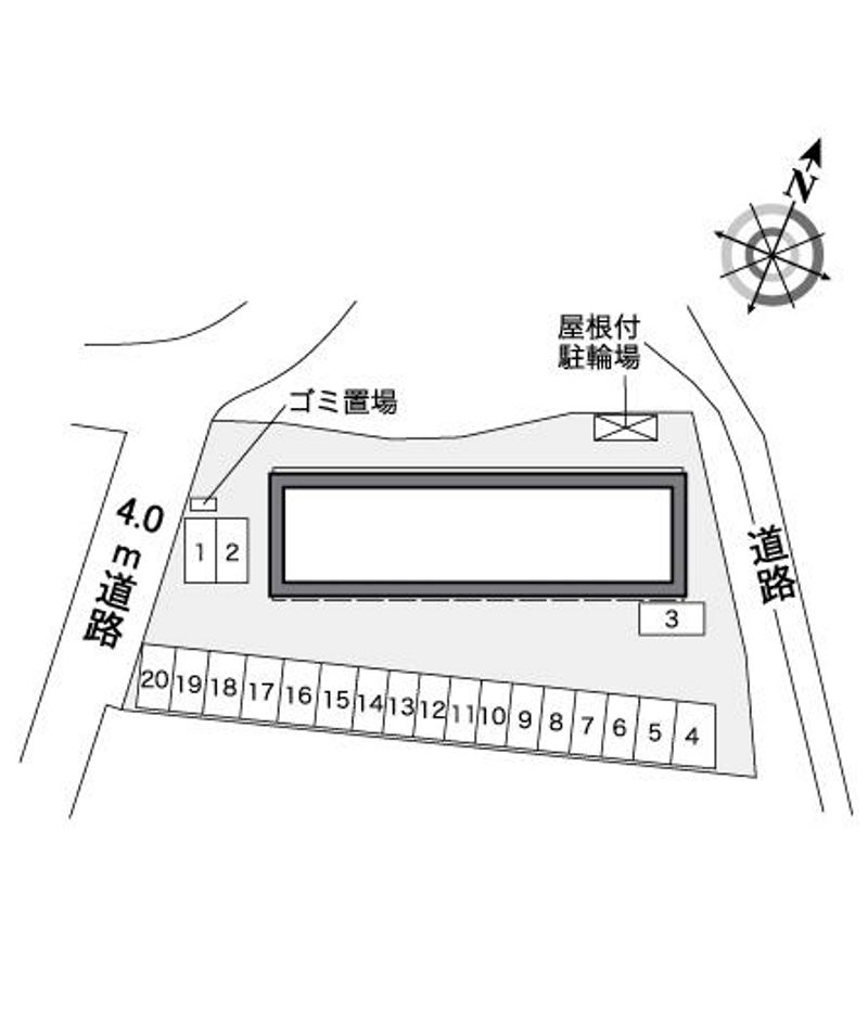 レオパレスディパーチャ 配置図