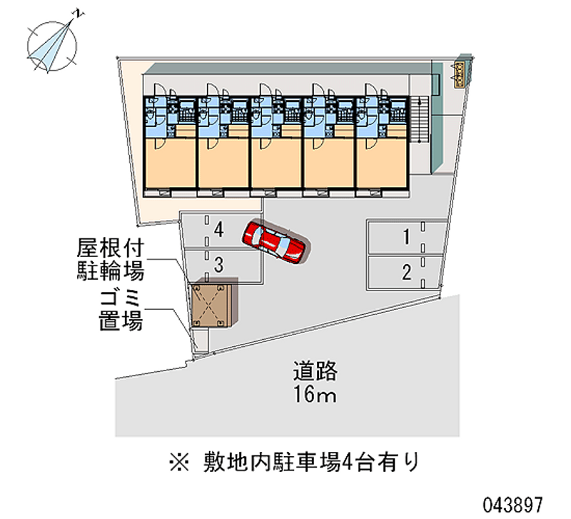 レオパレス東北学院前 区画図