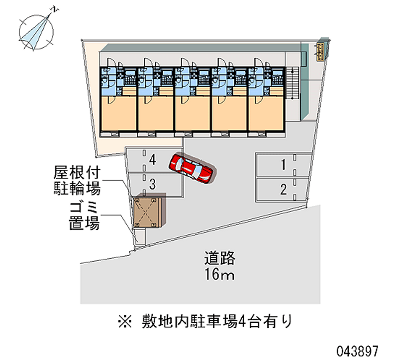 レオパレス東北学院前 月極駐車場