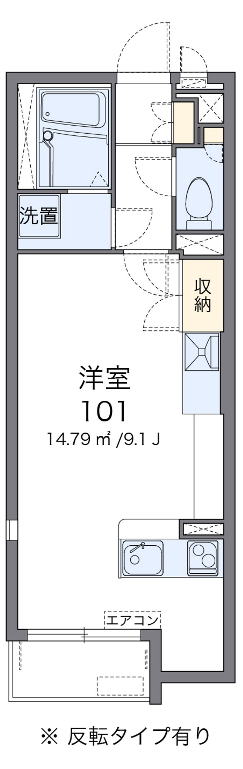 ミランダＴＳＵＮＯＳＨＩＴＡ 間取図