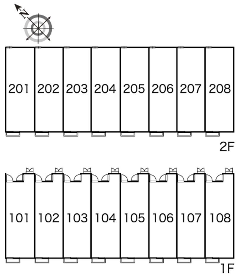 レオパレスＣＩＥＬＯ 間取配置図