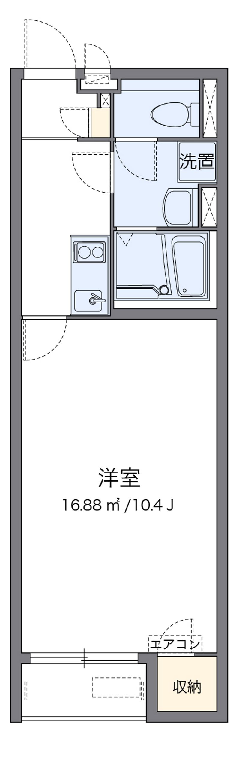 クレイノグランルーチェⅡ 間取図