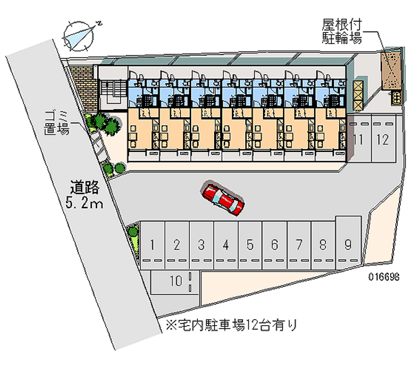 16698月租停車場