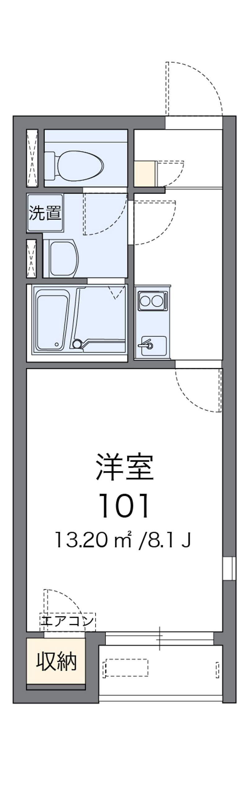 レオネクストカーサ　リヴェール 間取図