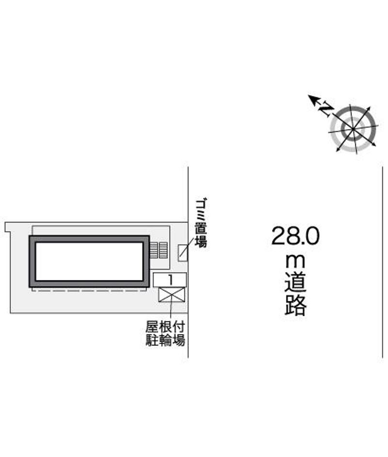 レオパレス春駒マンション 配置図