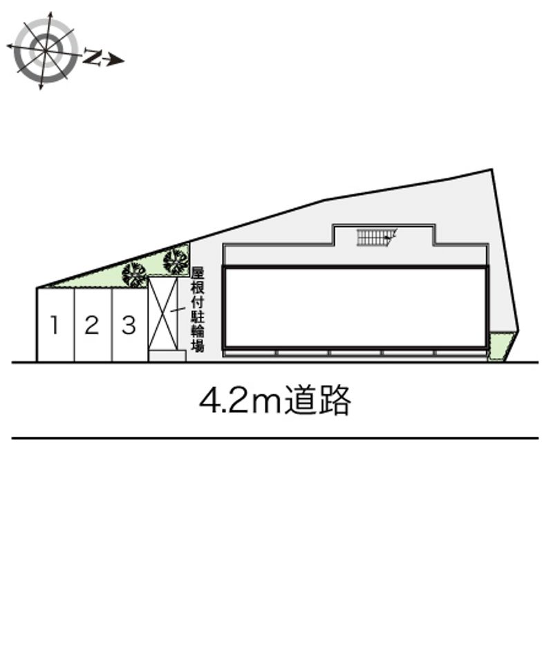 レオパレスサン　フィールド 配置図