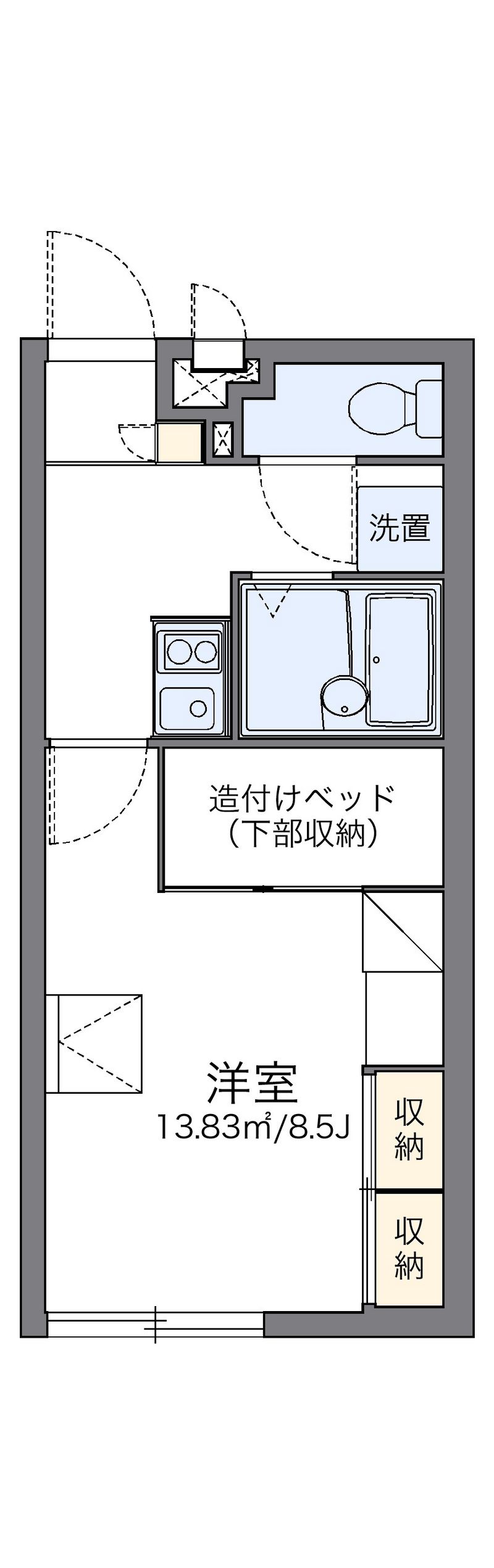 レオパレス鈴 間取図