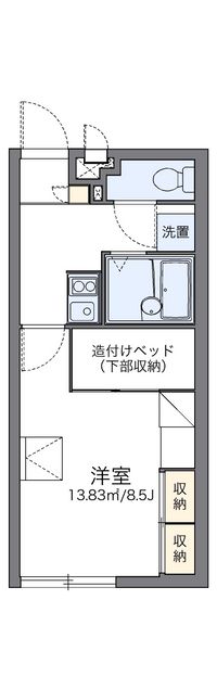 レオパレス鈴 間取り図