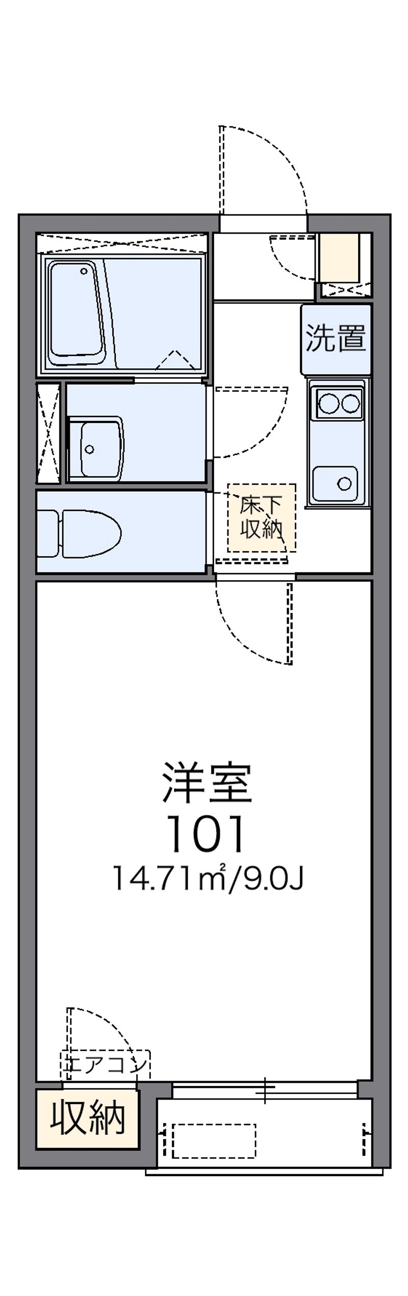 レオネクストキャロット 間取図