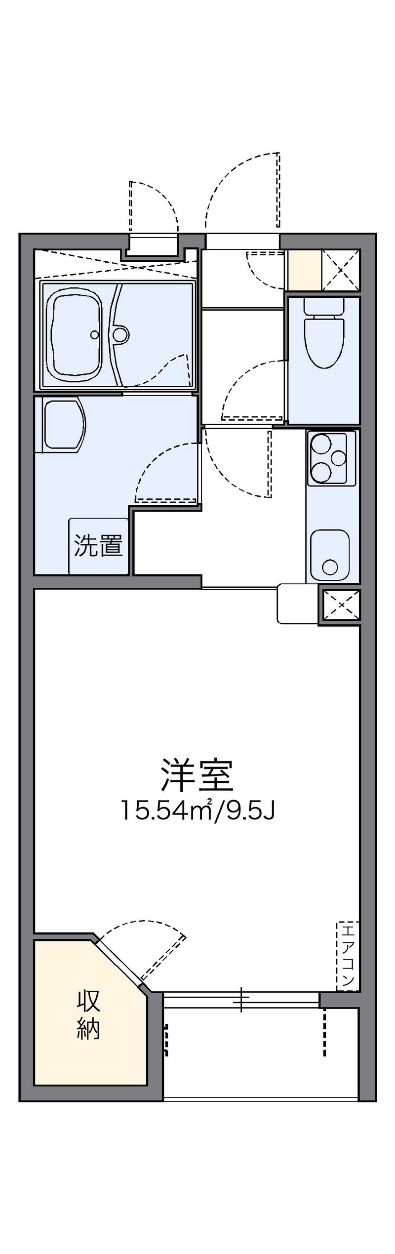 レオネクスト丹比多治井荘 間取図