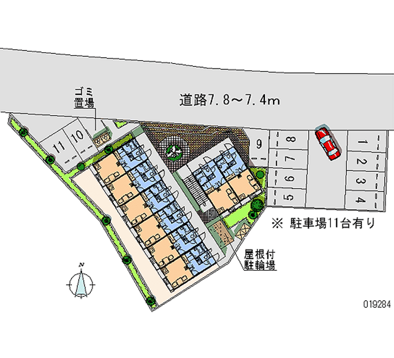 19284月租停車場