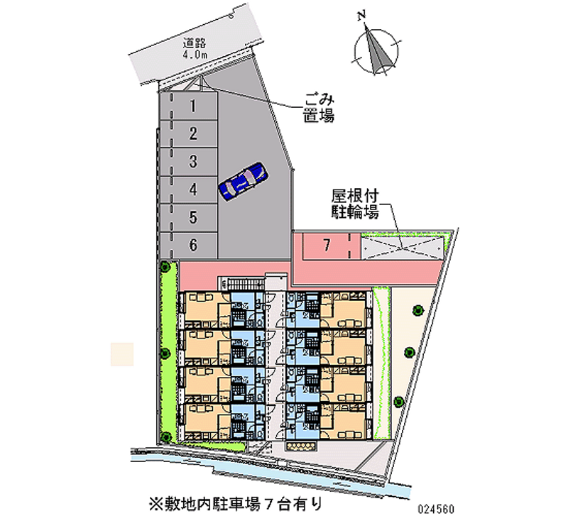 24560 Monthly parking lot