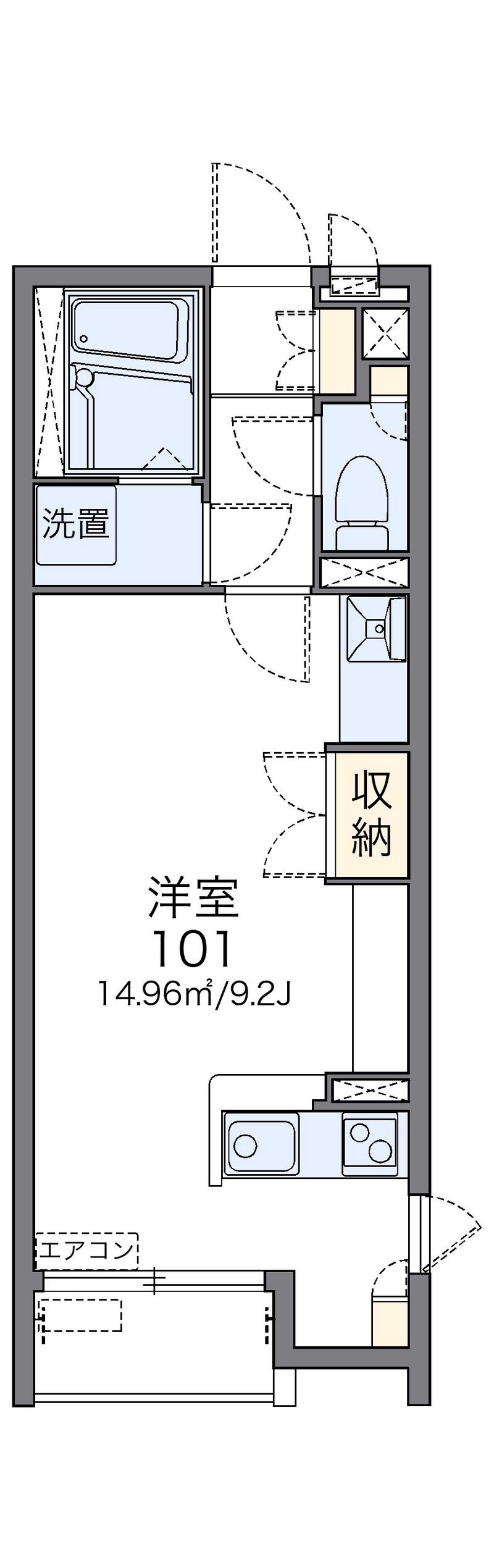 レオネクストマリンゴールド 間取図