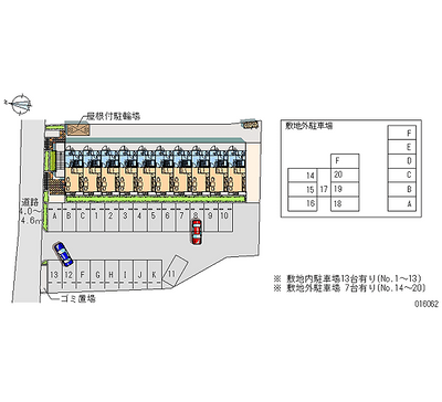 16062 Monthly parking lot