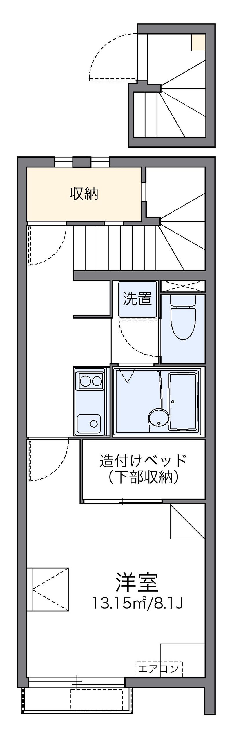 レオネクストやなぎ荘　第二 間取図
