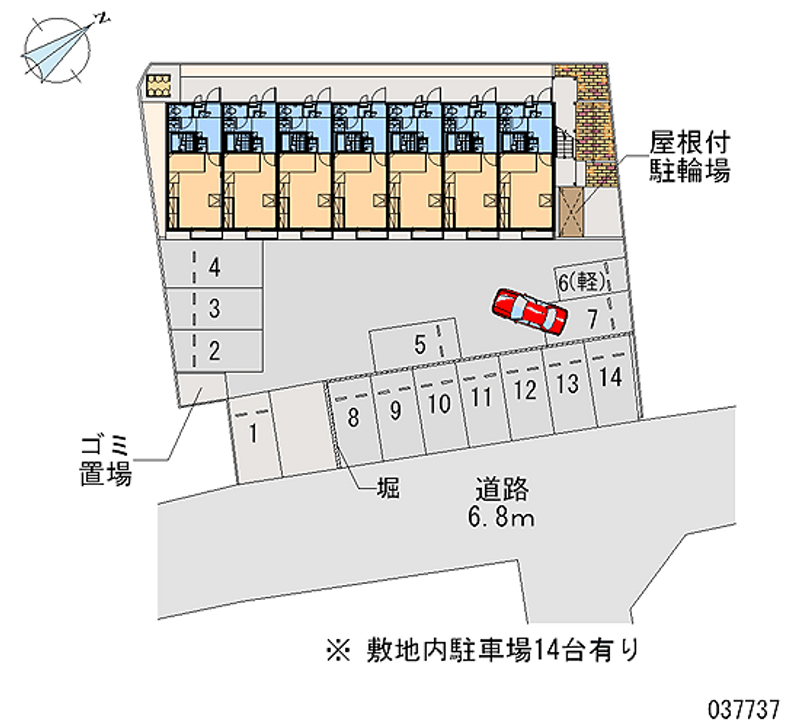 レオパレス千尋 月極駐車場