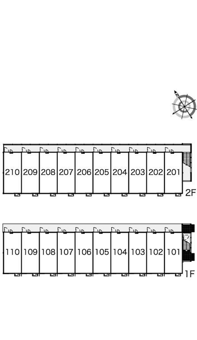 レオパレスＦｕｅｎｔｅ　Ⅱ 間取配置図
