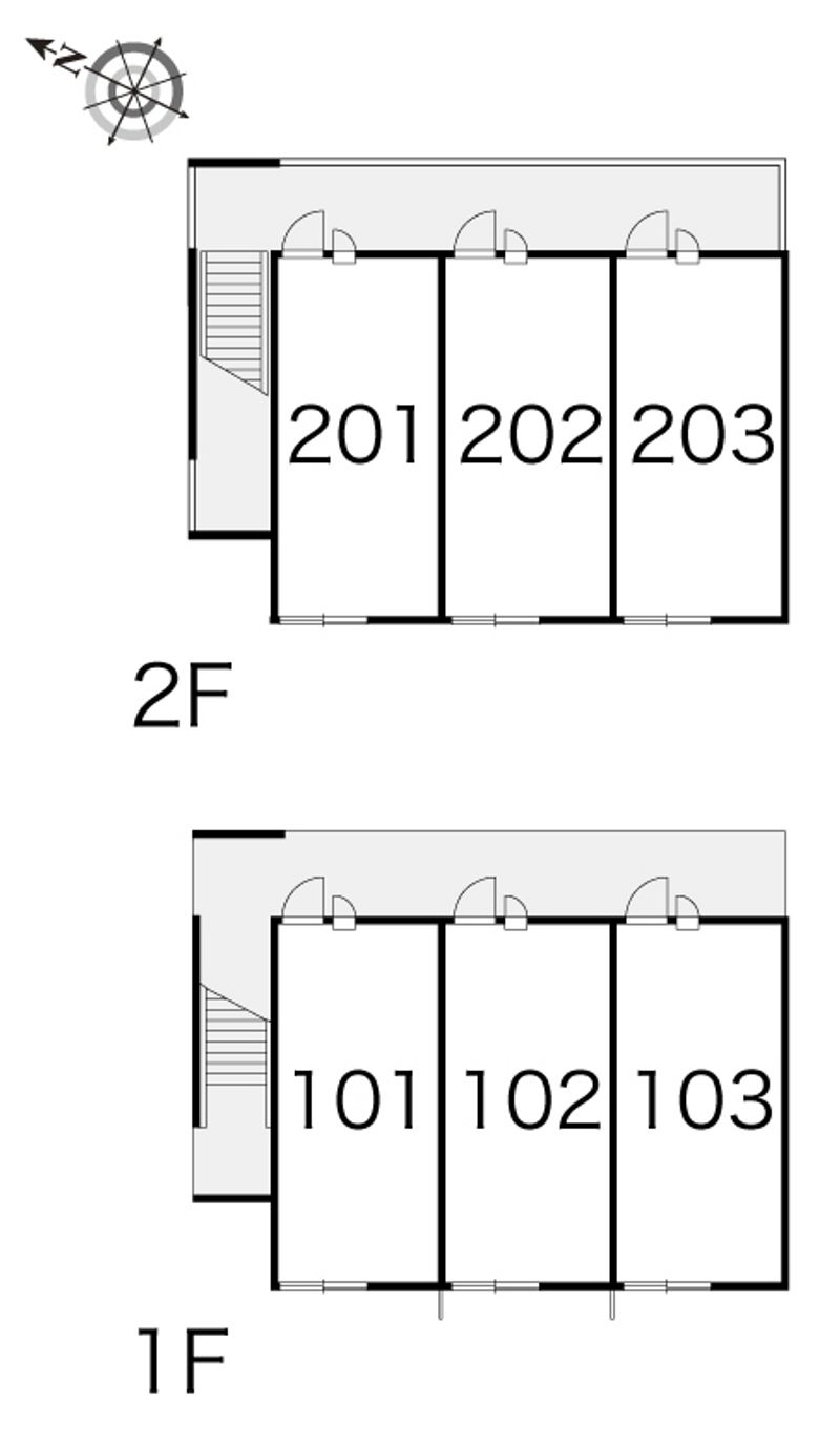レオパレス清 間取配置図