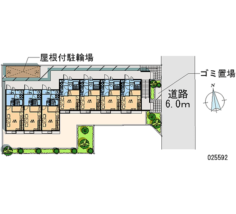 レオパレス東堀切 区画図