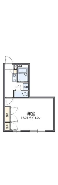 レオパレスチェリーライン 間取り図