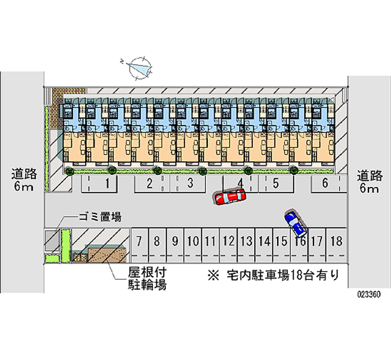 23360 Monthly parking lot