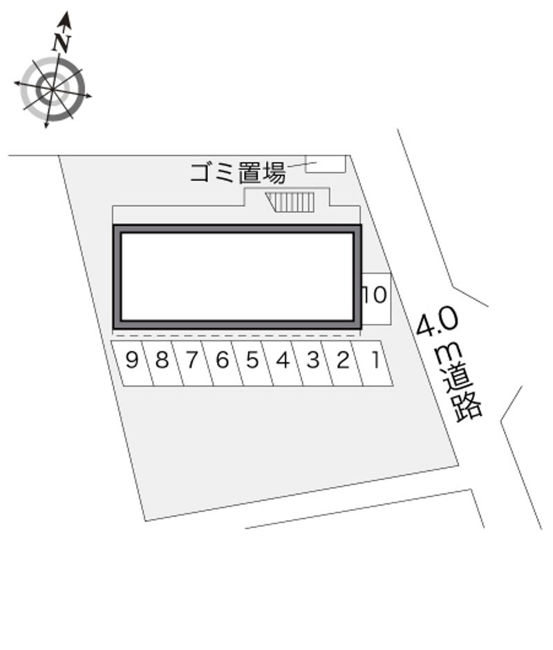 レオパレスグレイスⅡ 配置図