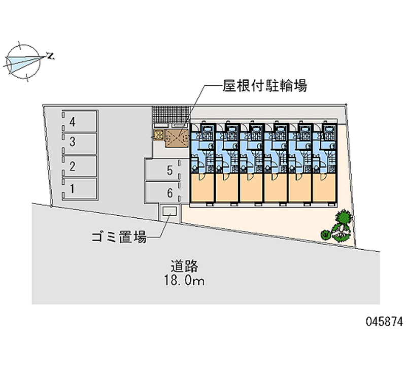 45874 bãi đậu xe hàng tháng