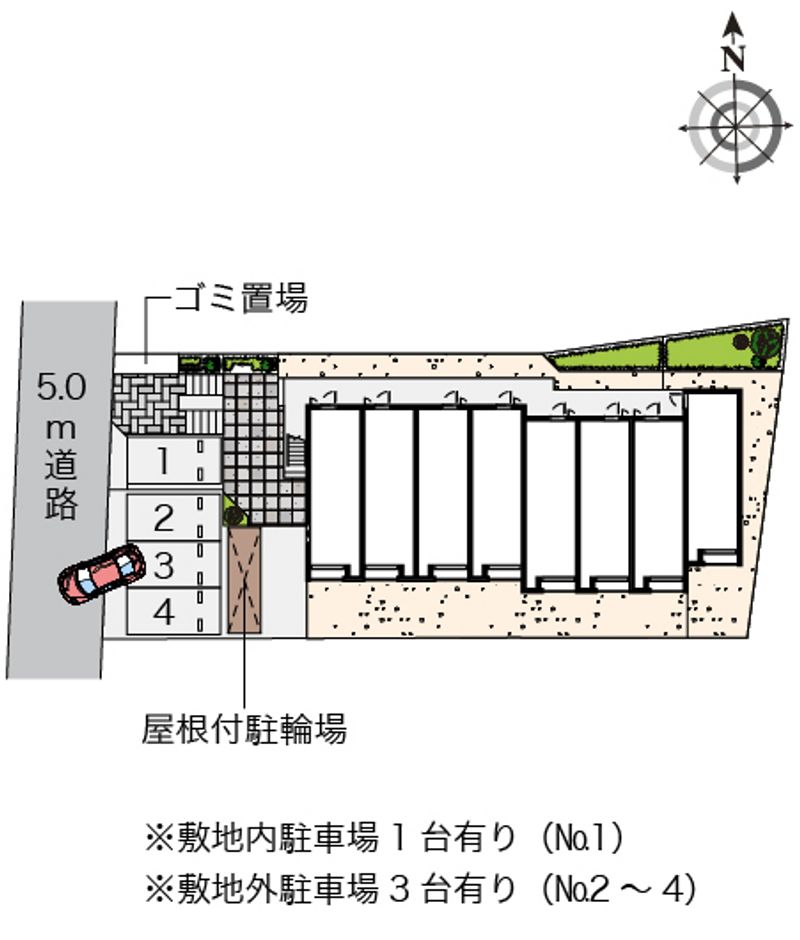 クレイノアヴァンセ座間 配置図