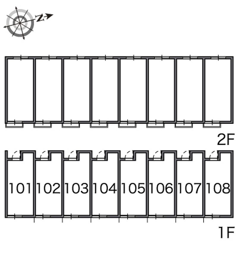 レオネクスト栄 間取配置図