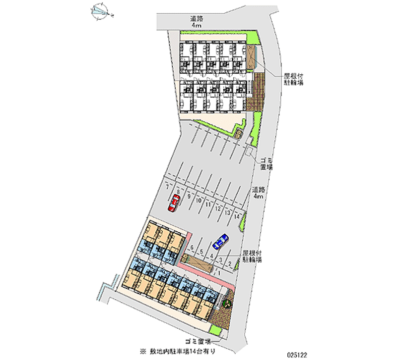 25122 Monthly parking lot