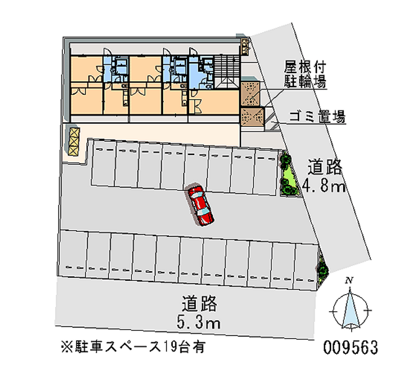 レオパレスパインヒル 区画図